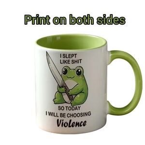 Frog Humor Mug 11 OZ